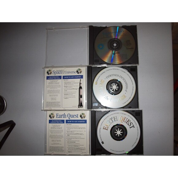 DK Encyclopedia of Space & the Universe &Earth Quest & Smithsonian's America PC - Picture 3 of 3